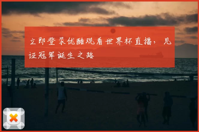 立即登录优酷观看世界杯直播，见证冠军诞生之路