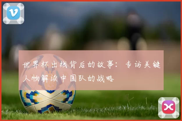 世界杯出线背后的故事:专访关键人物解读中国队的战略